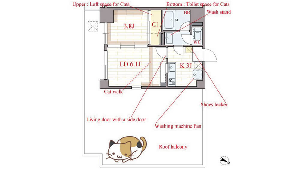大阪市☆塚本駅近 1LDK☆南東向き☆9階角部屋☆ねこちゃん3匹まで☆スマートホーム901