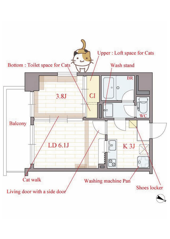 大阪市☆塚本駅近 1LDK☆南東向き☆9階角部屋☆ねこちゃん3匹まで☆スマートホーム902